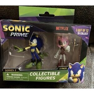 SONIC PRIME SERIES 2 SONIC & RUSTY ROSE COLLECTIBLE FIGURES 2 PACK